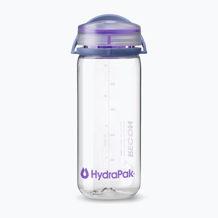 HydraPak Recon 500 ml klar/irisviolett Reiseflasche