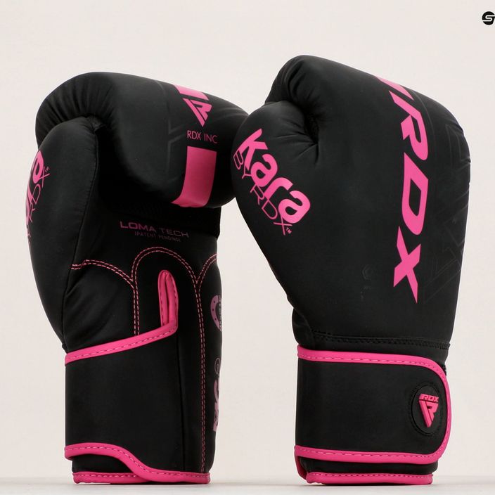 Boxhandschuhe RDX F6 schwarz-rosa BGR-F6MP 15