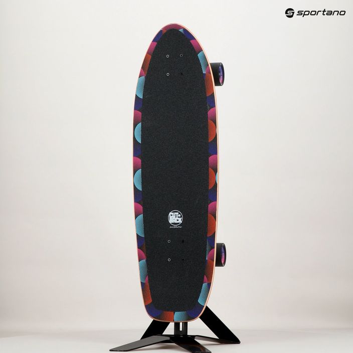 Surfskate Skateboard Cutback Big Wave 34" schwarz und Farbe CUT-SUR-BWA 12