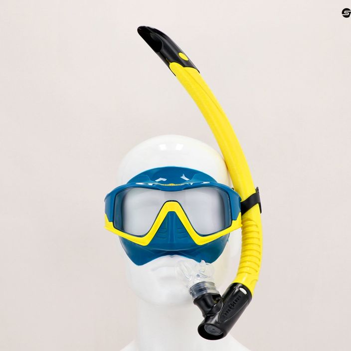 Aqualung Vita Combo Schnorchelset Maske + Schnorchel blau/gelb SC4269807 12