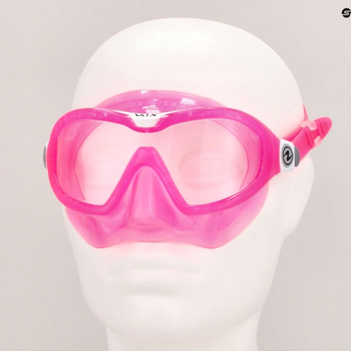 Aqualung Mix rosa/weiße Kindertauchmaske MS5560209S 7