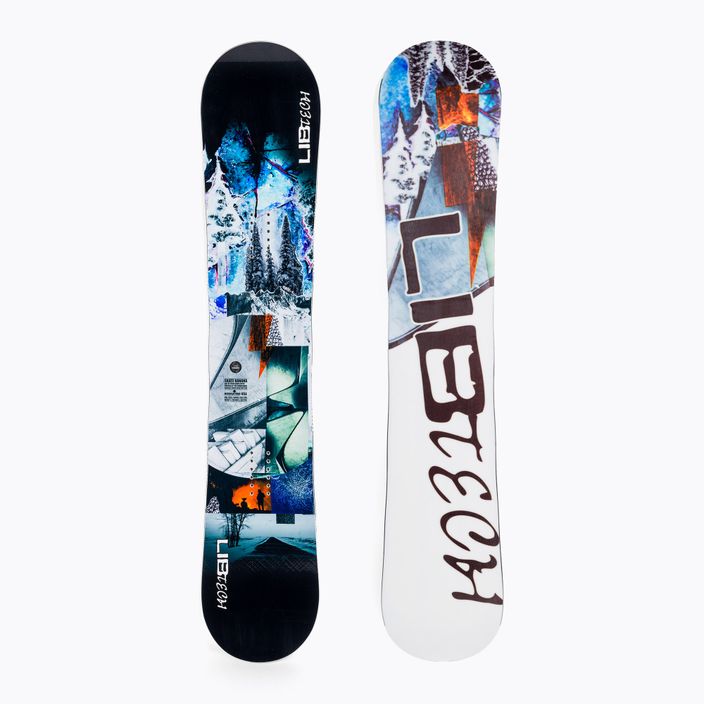 Snowboard Lib Tech Skate Banane schwarz und weiß 21SN024