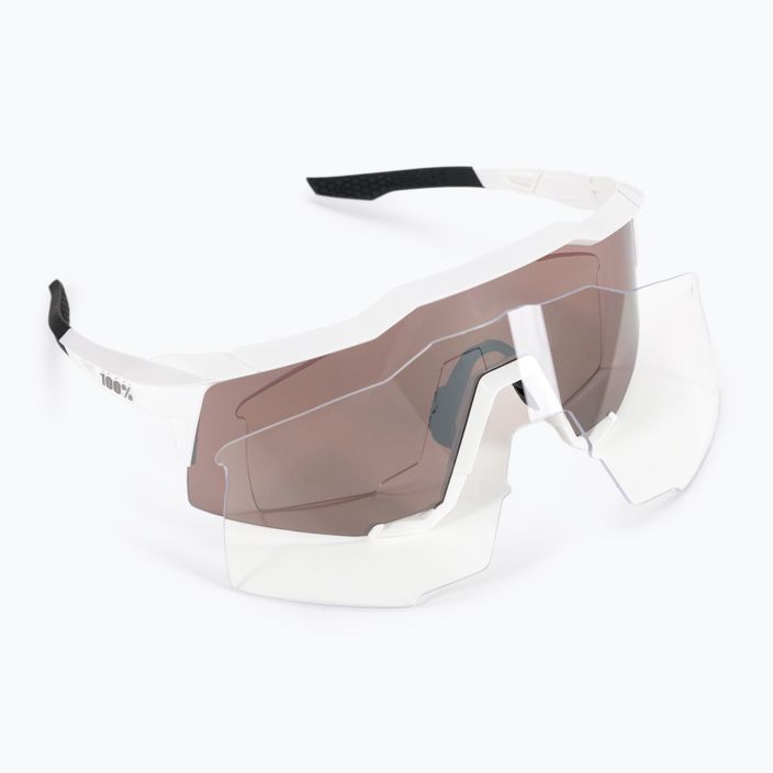 Radsportbrille 100% Speedcraft Mirror Lens weiß STO-61001-404-03 6