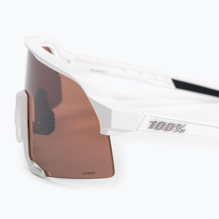 Radsportbrille 100% S3 Mirror Lens weiß STO-61034-404-02 4