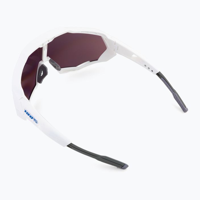 Radsportbrille 100% Speedtrap Multilayer Mirror Lens weiß STO-61023-407-01 2