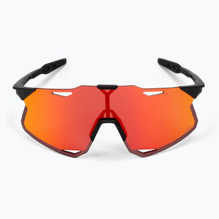 Radsportbrille 100% Hypercraft mattschwarz/hyperrot Mehrschichtspiegel 60000-00006 4