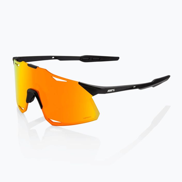 Radsportbrille 100% Hypercraft mattschwarz/hyperrot Mehrschichtspiegel 60000-00006 7
