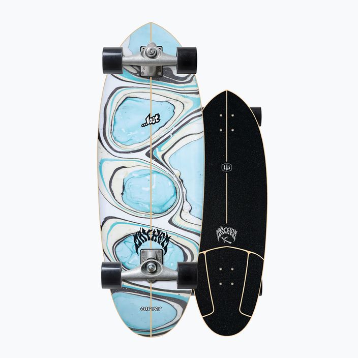 Surfskate Skateboard Carver Lost CX Raw 32" Quiver Killer 221 Complete blau-weiß L1121117 8