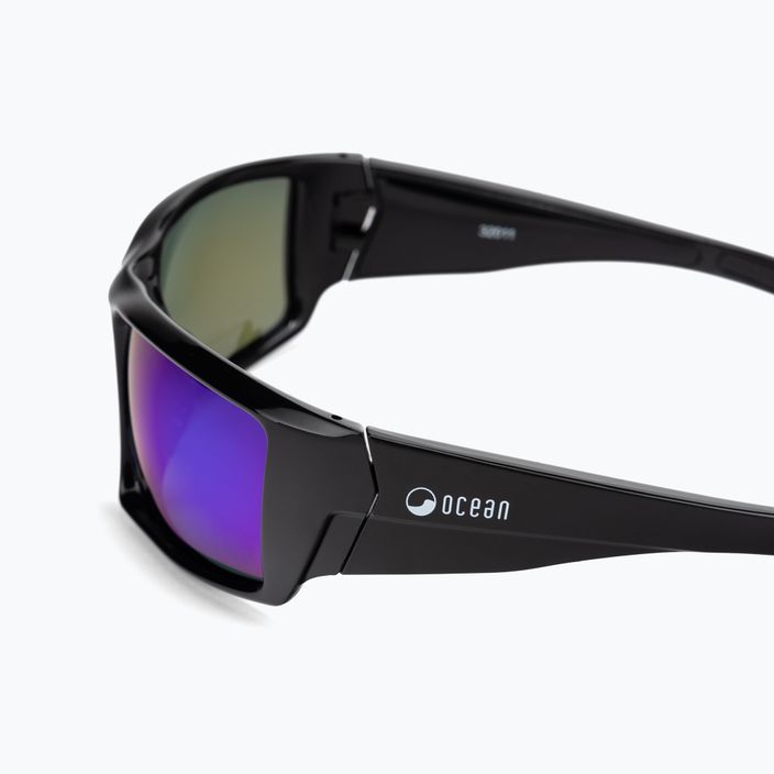 Ocean Sunglasses Aruba schwarz-blaue Sonnenbrille 3201.1 4