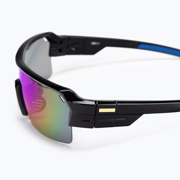 Ocean Sunglasses Race schwarz-blaue Fahrradbrille 3801.1X 4