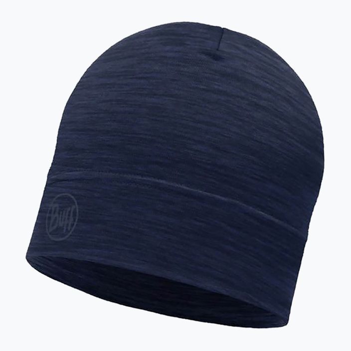 BUFF Leichte Mütze aus Merinowolle Solid navy blau 113013.788.10.00 4