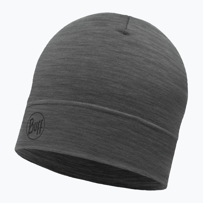BUFF Leichte Mütze aus Merinowolle Solid grey 113013.937.10.00 4