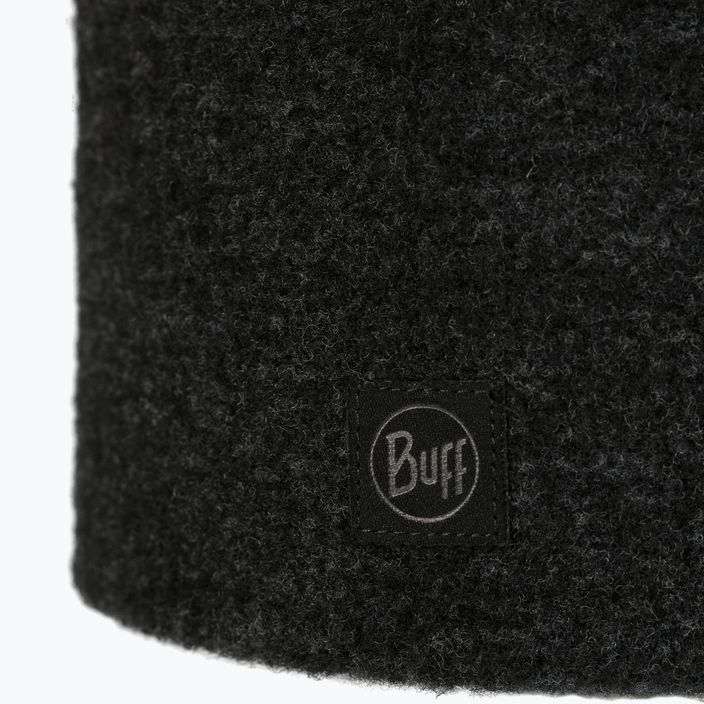 BUFF Merino Fleece Stirnband schwarz 3