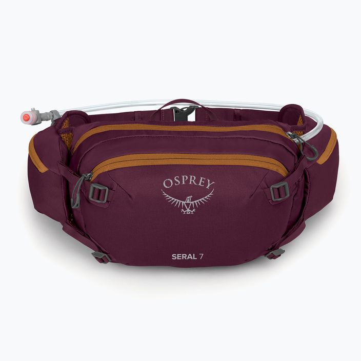 Fahrrad Bauchtasche Osprey Seral 7 l z Wasserbeuteliem 1.5 l aprium purple