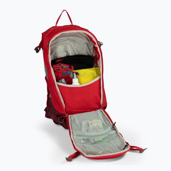 Fahrrad Rucksack Herren Osprey Siskin 12 l z Wasserbeuteliem 2,5 l ultimate red 6