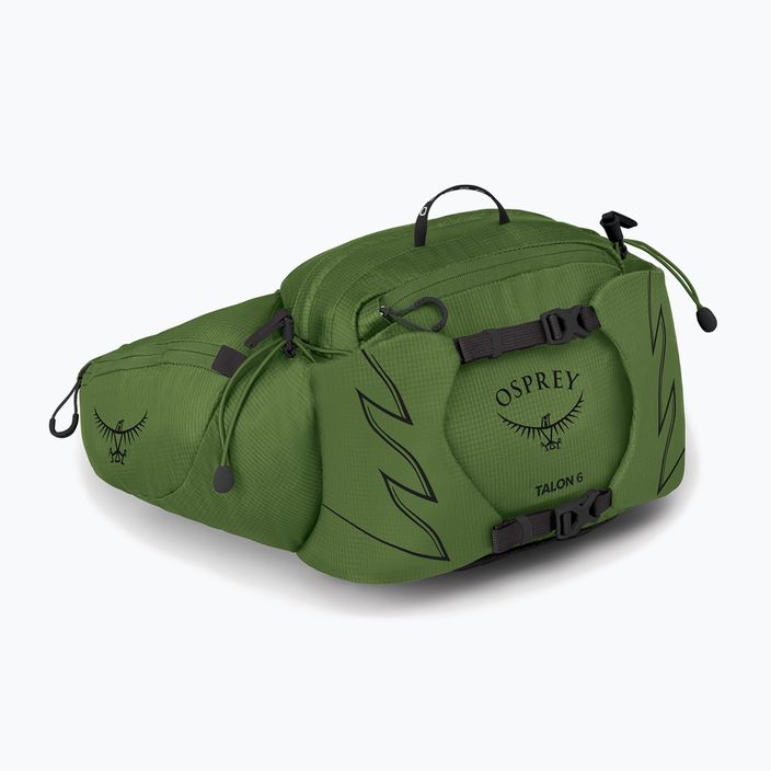 Osprey Talon 6 l grüner Gürtel/schwarzer Nierenbeutel für Männer 2