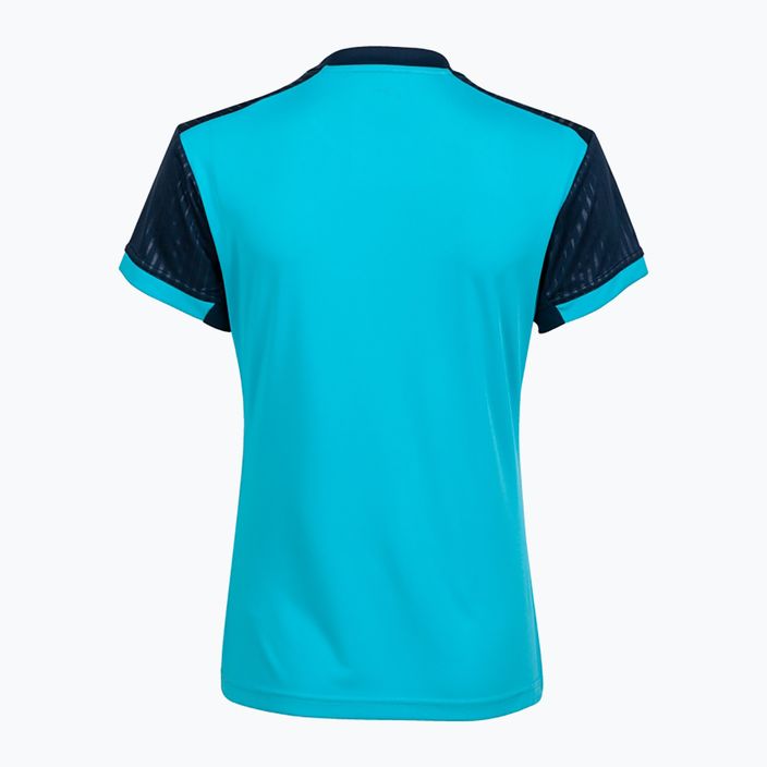 Joma Montreal SS Fluor-T-Shirt türkis/navy 7