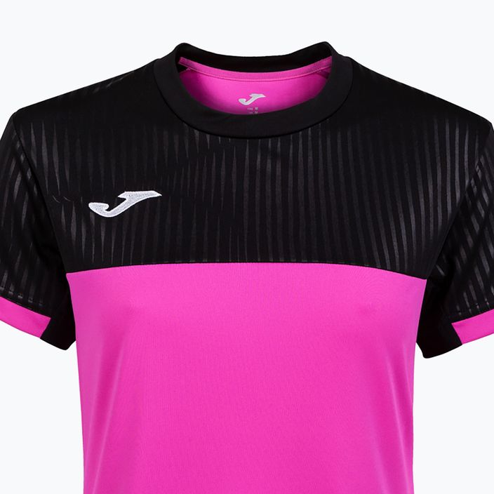 Joma Montreal SS Fluor rosa/schwarzes T-shirt 7