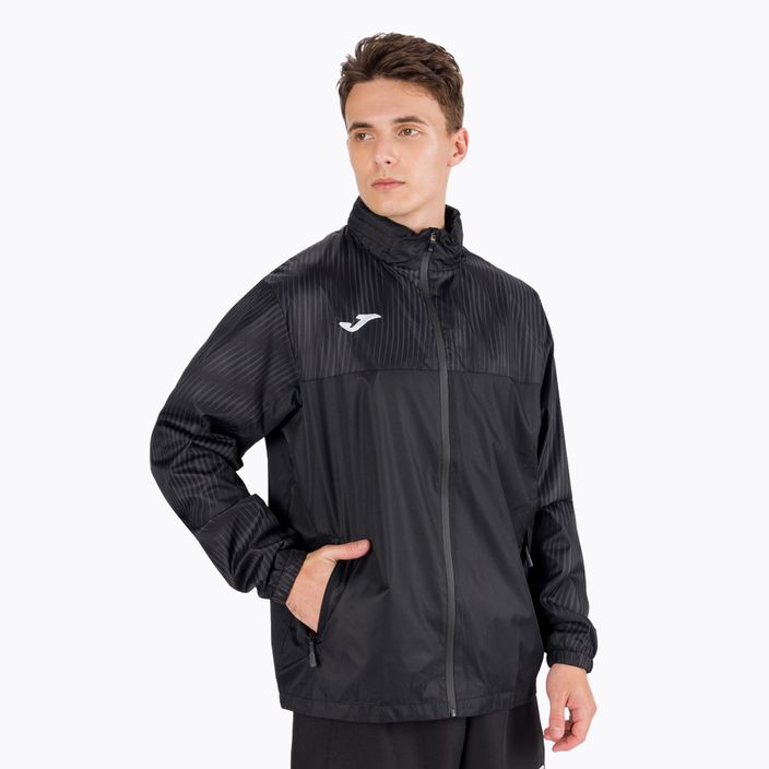 Tennisjacke Joma Montreal Raincoat schwarz 12848.1 3