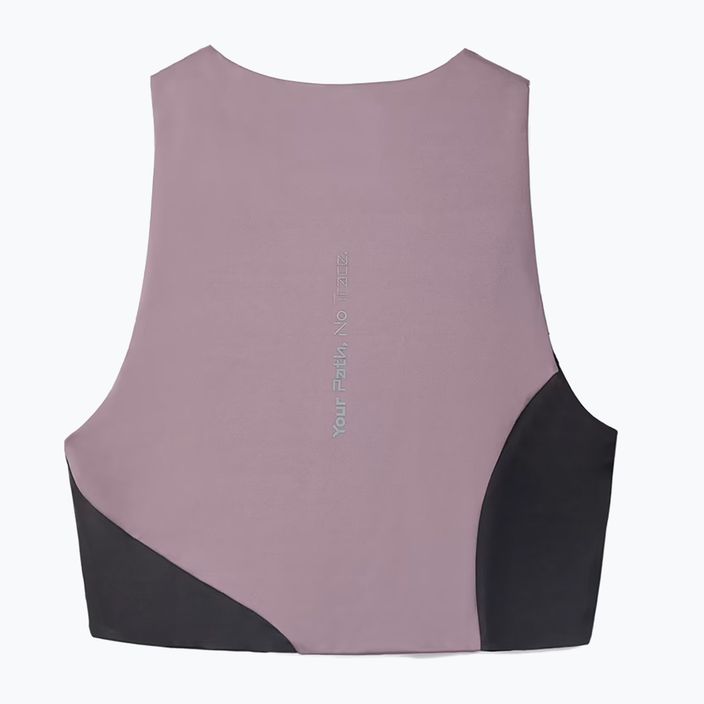 Lauf Tank Top Damen NNormal Trail Cropped Top purple 7