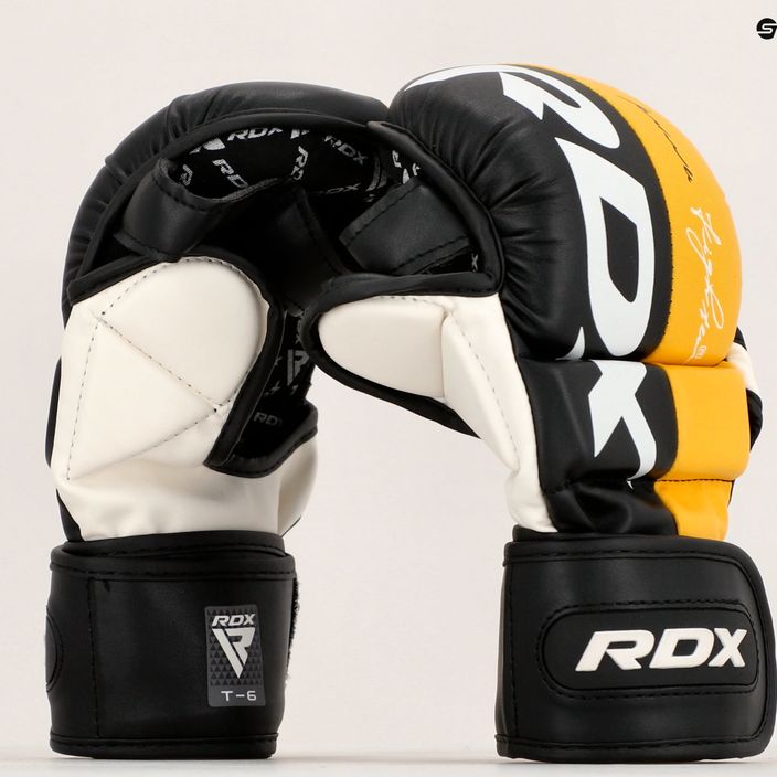 RDX Grappling Handschuh REX T6 Plus gelb 10