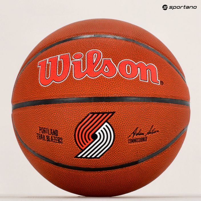 Wilson NBA Team Alliance Portland Trail Blazers Basketball braun WTB3100XBPOR 6