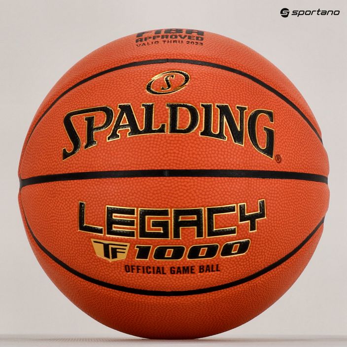 Spalding TF-1000 Legacy Basketball FIBA Logo orange 76963Z 5