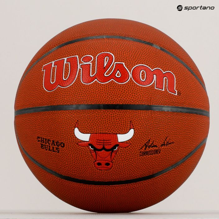 Wilson NBA Team Alliance Chicago Bulls Basketball braun WTB3100XBCHI 6