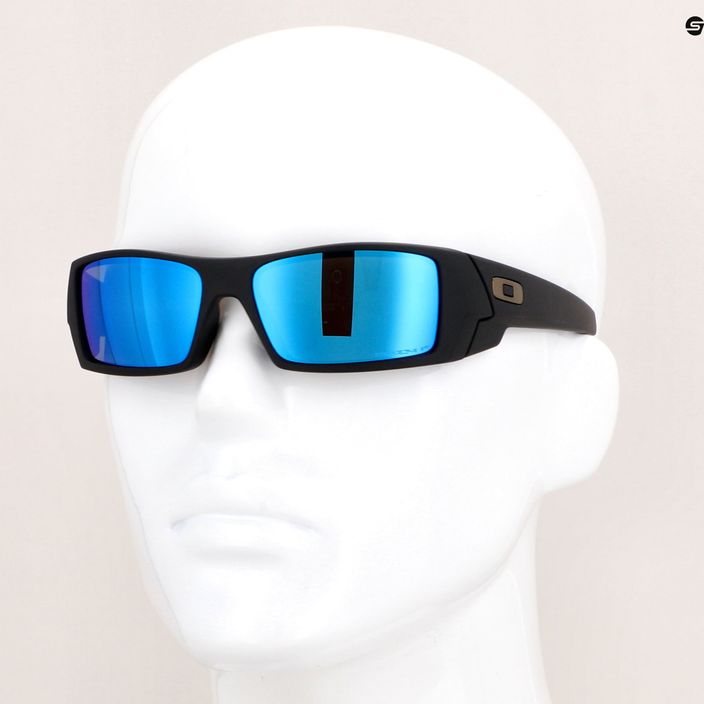 Oakley Gascan mattschwarz/prizm sapphire polarisierte Sonnenbrille 12
