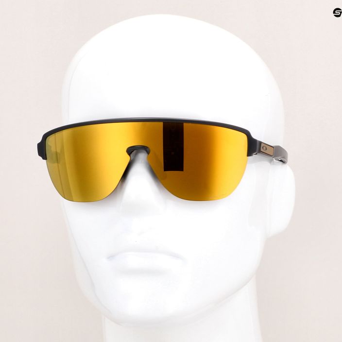 Oakley Corridor Sonnenbrille aus mattem Kohlenstoff/Iridium 14