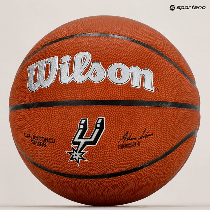 Wilson NBA Team Alliance San Antonio Spurs Basketball braun WTB3100XBSAN 6