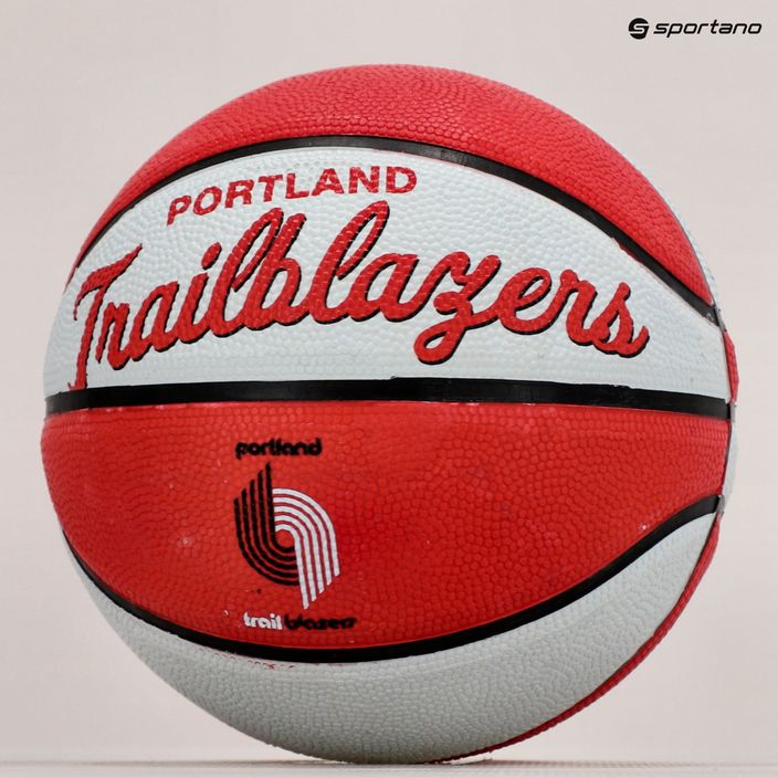 Wilson NBA Team Retro Mini Portland Trail Blazers Basketball rot WTB3200XBPOR 5