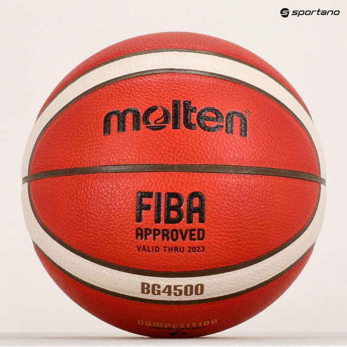 Geschmolzener Basketball orange B7G4500 7