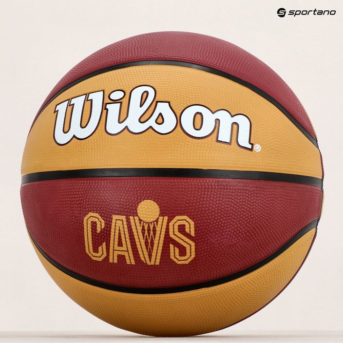 Wilson NBA Team Tribute Cleveland Cavaliers Basketball WZ4011601XB7 Größe 7 4