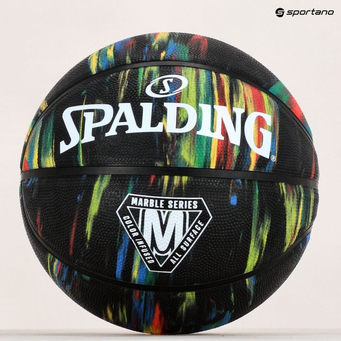 Spalding Marmor Basketball schwarz 84398Z 5