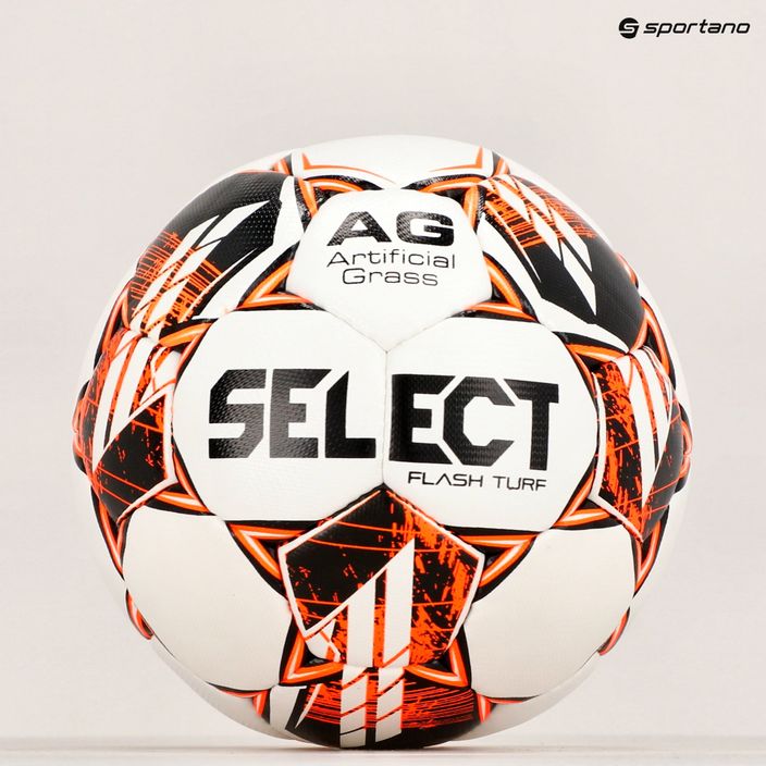 SELECT Flash Turf Fußball v23 weiß/orange 110047 Größe 4 5