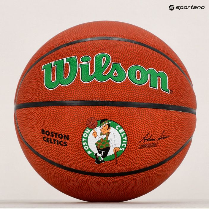 Wilson NBA Team Alliance Boston Celtics Basketball braun WTB3100XBBOS 6