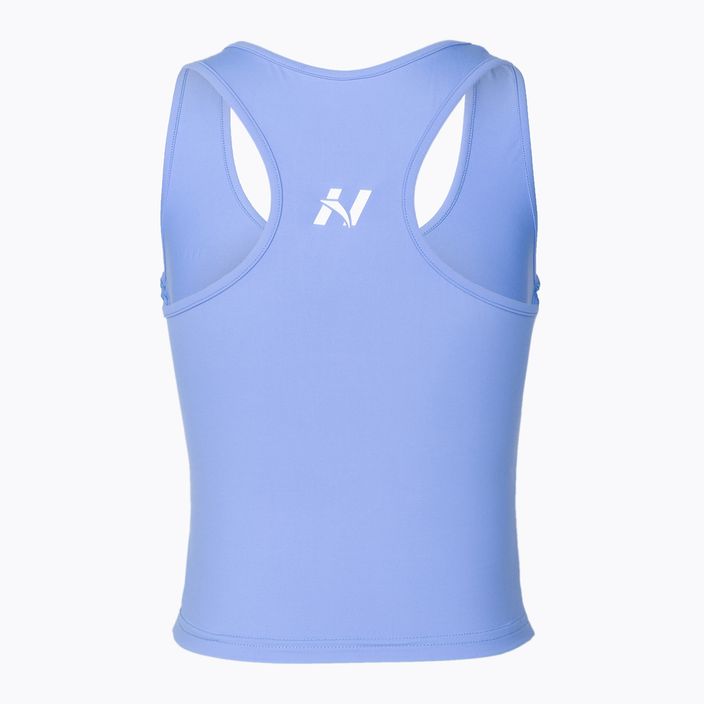 Damen Trainings-Tanktop NEBBIA Sporty Slim Fit Crop blau 422242 2