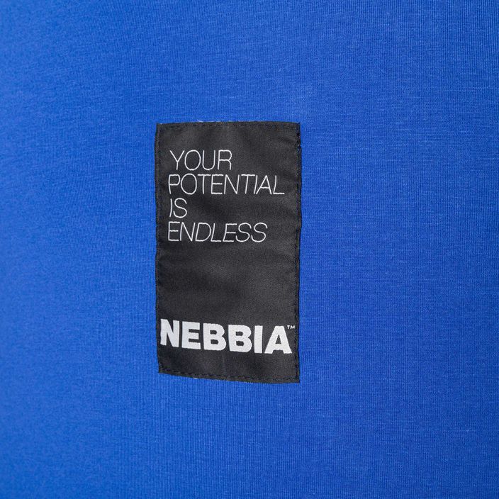 NEBBIA Herren Trainingstank Top Your Potential Is Endless blau 7