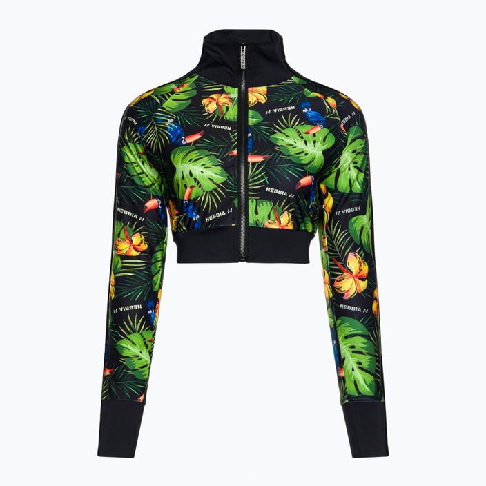 Damen NEBBIA High-Energy Cropped Dschungel grünes Sweatshirt 6