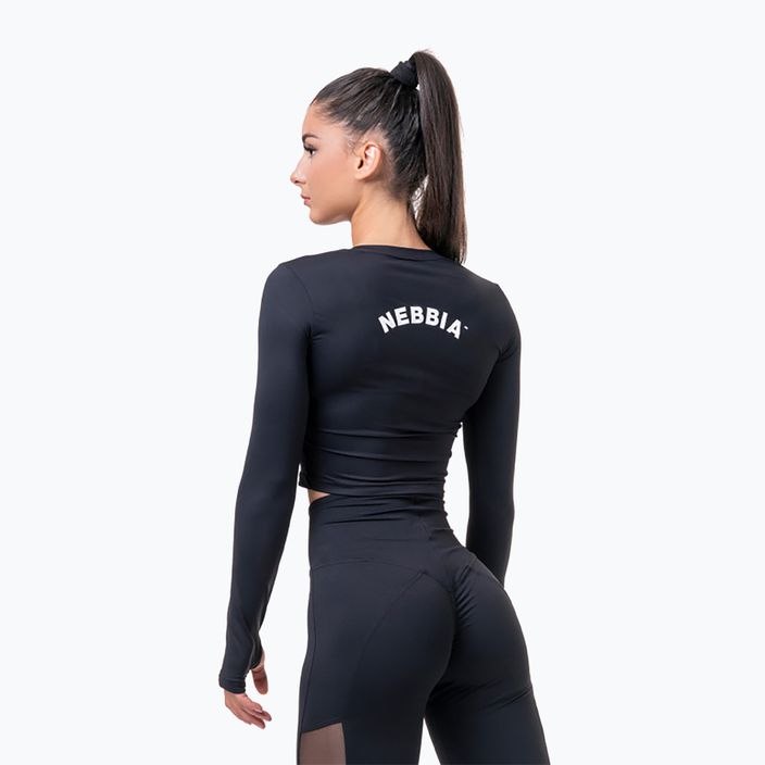 Training Top Damen NEBBIA Hero Crop black 2