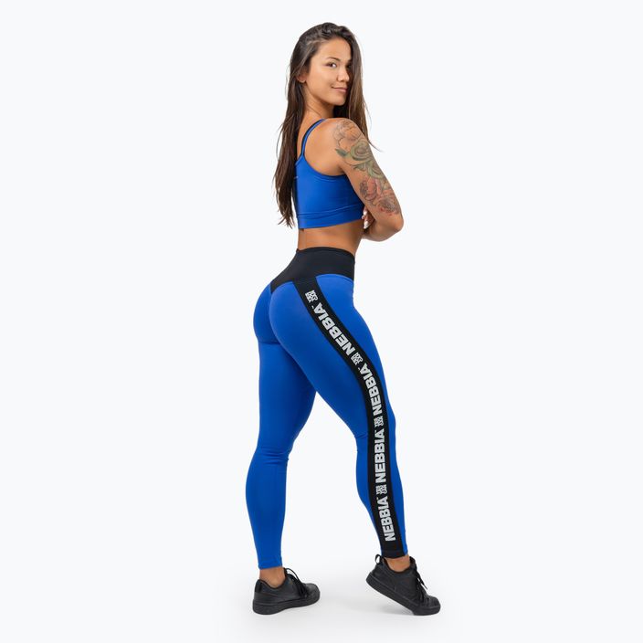 NEBBIA Flex blauer Fitness-BH 4