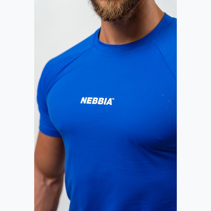 Trekking Shirt T-shirt Herren NEBBIA Performance blue 5