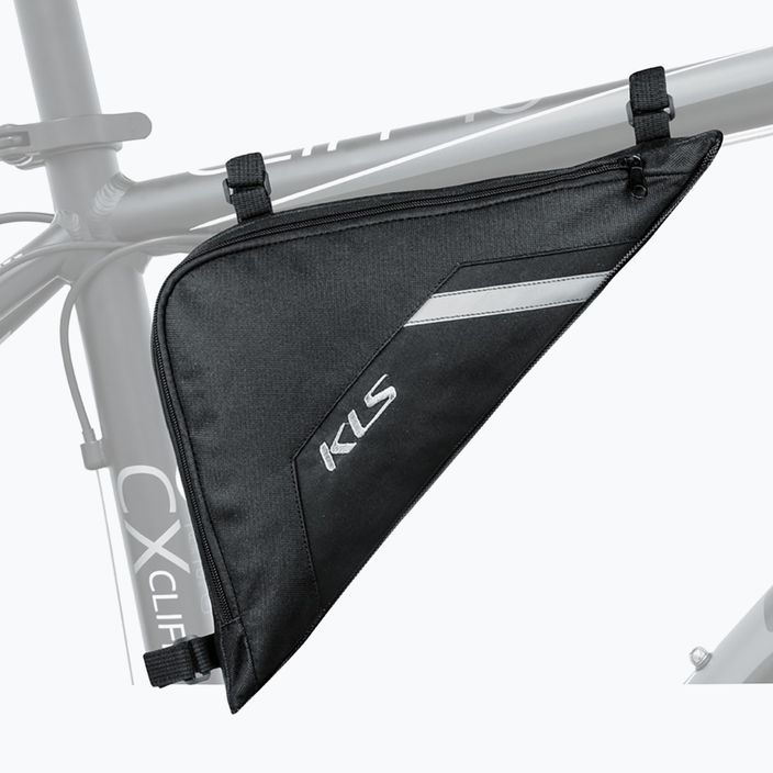 Kellys unter-Rahmen Fahrradtasche schwarz TRIANGLE ECO 6