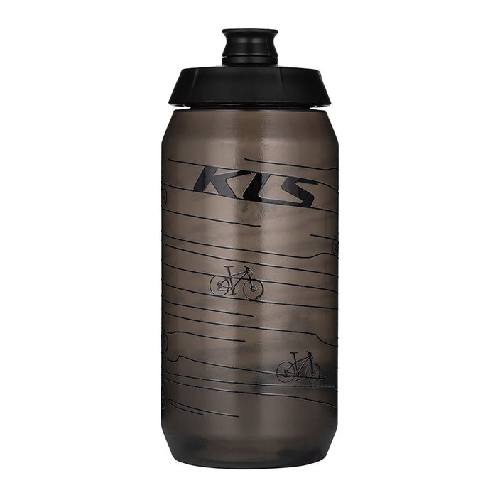 Kellys Kolibri Fahrradflasche 550 ml transparent schwarz 2