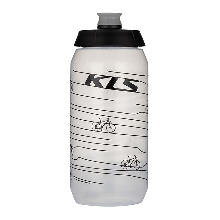 Kellys Kolibri Fahrradflasche 550 ml transparent weiß 2