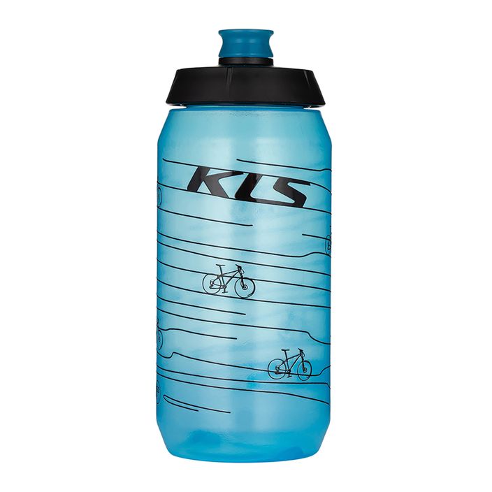 Kellys Kolibri Fahrradflasche 550 ml transparent blau 2