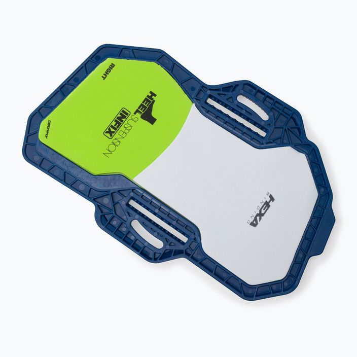 CrazyFly Hexa II Bindung blau-grün Kiteboard Pads und Gurte T016-0260 5