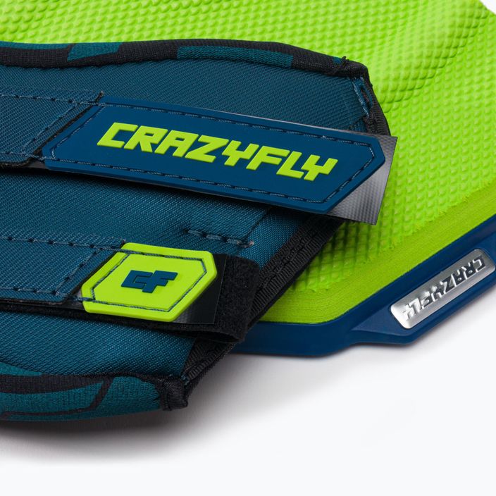 CrazyFly Hexa II Bindung blau-grün Kiteboard Pads und Gurte T016-0260 9