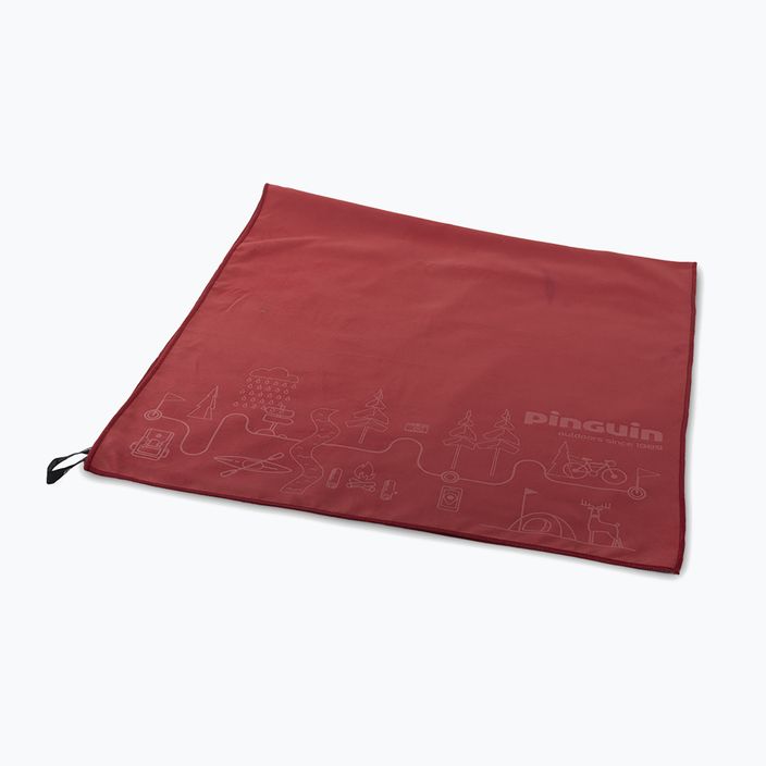 Schnelltrocknendes Handtuch Pinguin Micro Towel Map XL red